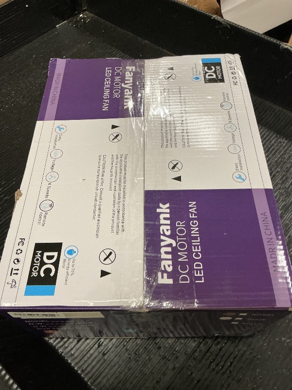 Photo 1 of Fanyank Crystal Ceiling Fan Fandelier with Lights-Ceiling Fans with Lights,50" Low Profile and Remote Control, Flush Mount, Reversible, Dimmable, Noiseless, Sliver Ceiling Fan for Bedroom