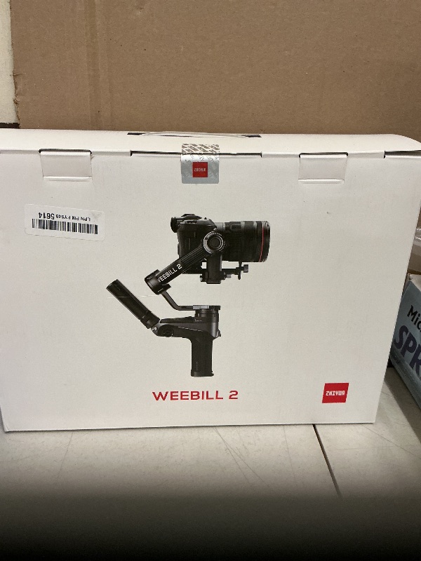 Photo 1 of ZHIYUN Weebill 2, 3-Axis Gimbal Stabilizer for DSLR and Mirrorless Camera, Nikon Sony Panasonic Canon Fujifilm BMPCC 6K, Full-Color Touchscreen, PD Fast Charge