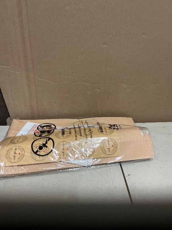 Photo 1 of 25 Pcs Bread Bags for Homemade Bread, Sourdough Paper Bags With Window, 50% Thicker 13.7x8.2x3.7in A Large Bakery Bag Used for Storage Bakery Cookies & Snacks, 40 Cute Sealing Stickers with Ties