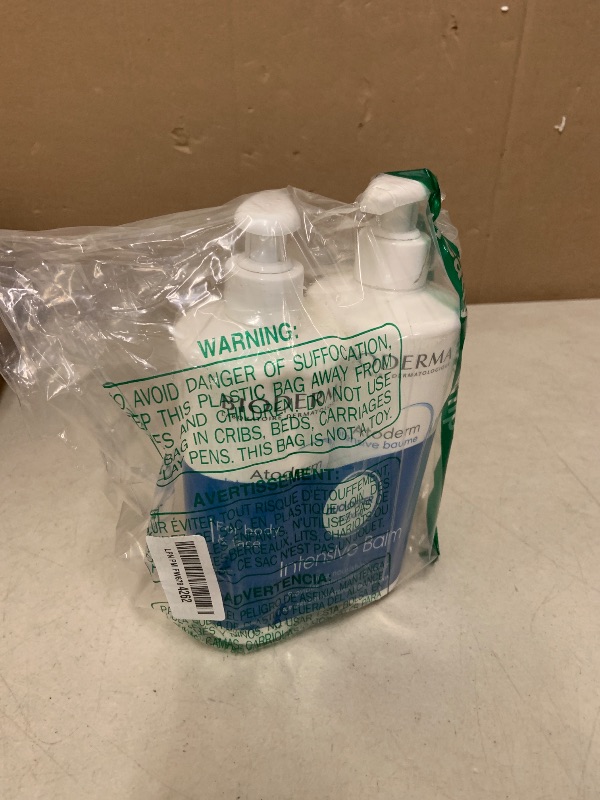 Photo 1 of Bioderma Atoderm Intensive Balm Duo Pack Ultra-Nourishing Body Cream for Very Dry Skin, 2x16.9 Fl Oz