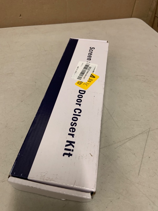 Photo 1 of 2 Set Heavy Duty Screen Door Closer, Durable Screen Door Spring Closer Shock Replacement System, Rust-Proof White Aluminum Alloy Easy to Install (White)