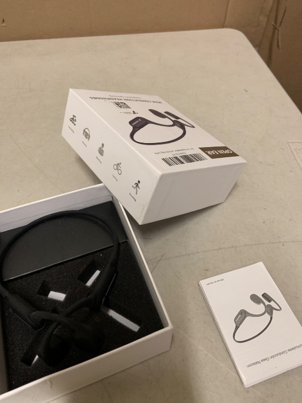 Photo 1 of SAMVEK Swimming Headphones, Bone Conduction Headphones, 5.4 Bluetooth Wireless Open Earphones Sports,IP68 Waterproof Headphone Built-in 32GB MP3 Player,Swimming Headphone Underwater for Running-Black