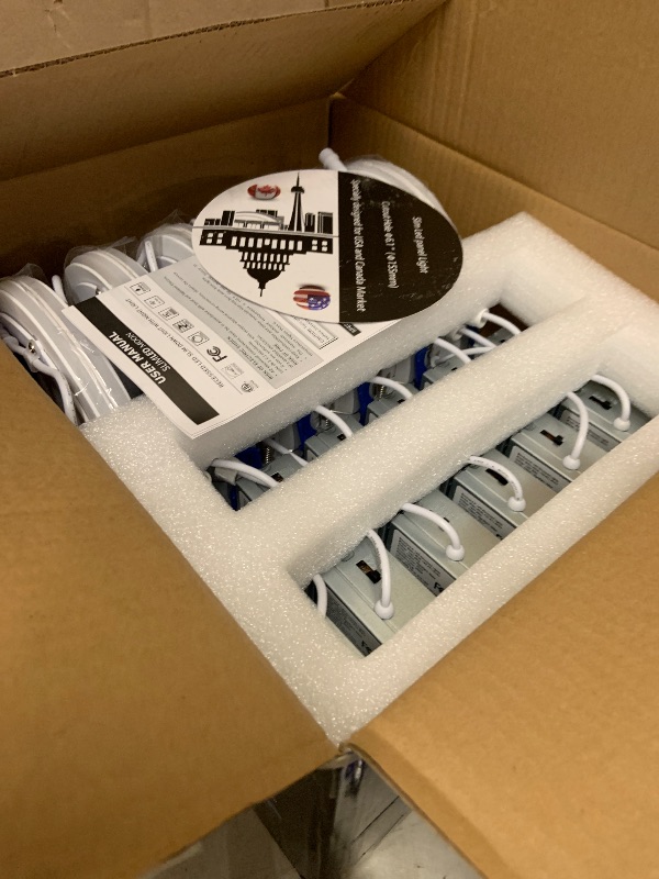 Photo 1 of Meconard 12 Pack 6 Inch 5CCT LED Canless Recessed Lighting with Night Light, 2700K/3000K/3500K/4000K/5000K Selectable Ultra-Thin LED Ceiling Lights, 12W=110W, 1050LM, Dimmable Wafer Downlight ETL&FCC