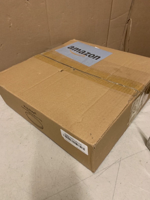 Photo 1 of 12in Decorative Tray for Coffee Table Tray Decor, Gray 100% Solid Concrete Decorative Round Tray for Kitchen, Living Room, Home Decor