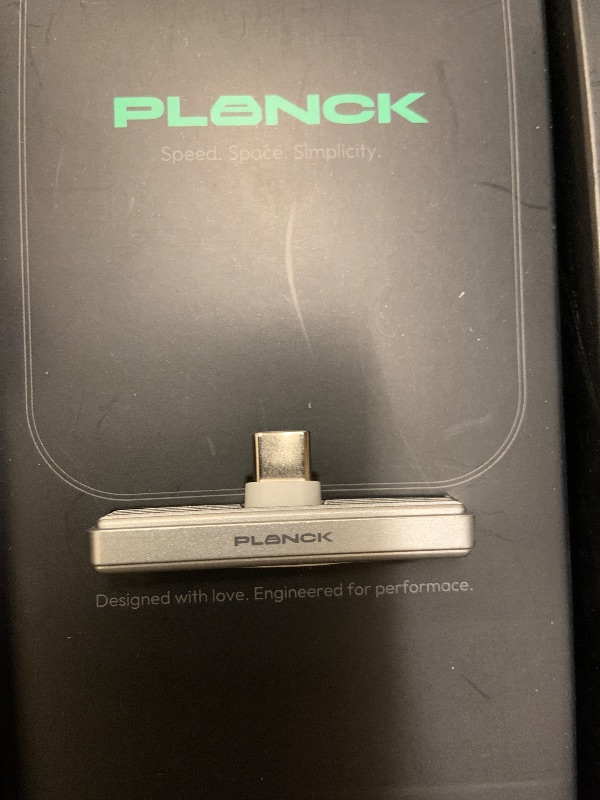 Photo 1 of planck SSD, Portable External SSD, Phone-First Pocket Drive for iPhone 15/16/17, Android, Mac/Windows, Cameras & PS5, 4K Apple ProRes Direct-Record, Gimbal-Ready, Shockproof, USB-C up to 1050 MB/s