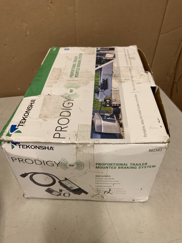 Photo 1 of Tekonsha 902503 Prodigy RF Plug & Play Trailer Mounted Proportional Brake Controller for Trailers with 1-3 Axles, Brake Controller Wiring Harness Sold Separately.