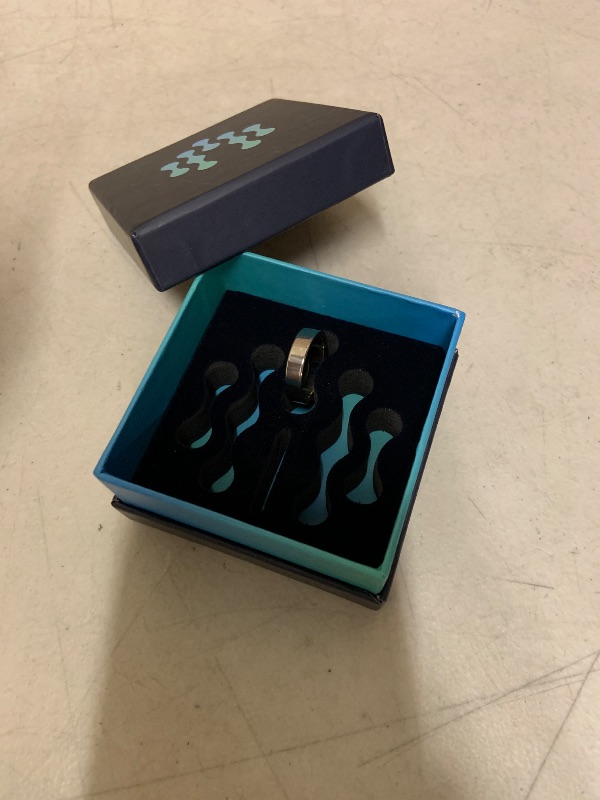 Photo 1 of CNICK Tesla Smart Ring Accessories: Titanium Ring for Model 3/Y/X/S and Cybertruck to Replace Key Card Key fob. (9.5, Titan G2)