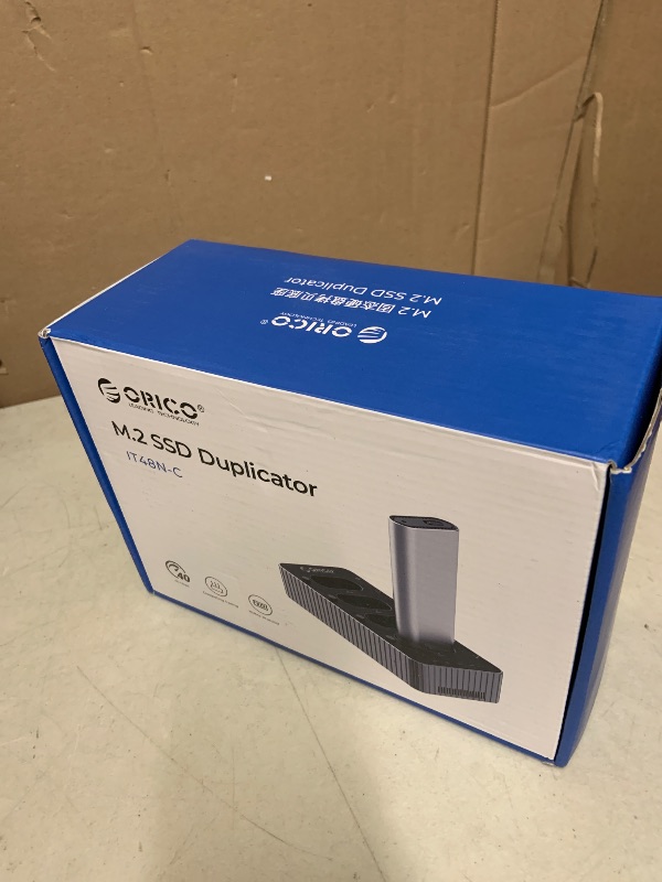 Photo 1 of ORICO 4 Bay SSD NVMe to USB C Hard Drive Docking Station 40Gbps M.2 PCIE Adapter with Offline Clone Up to 16TB for Both M.2 (M Key, B+M Key) NVMe 2230 2280 2260 2242-IT48N