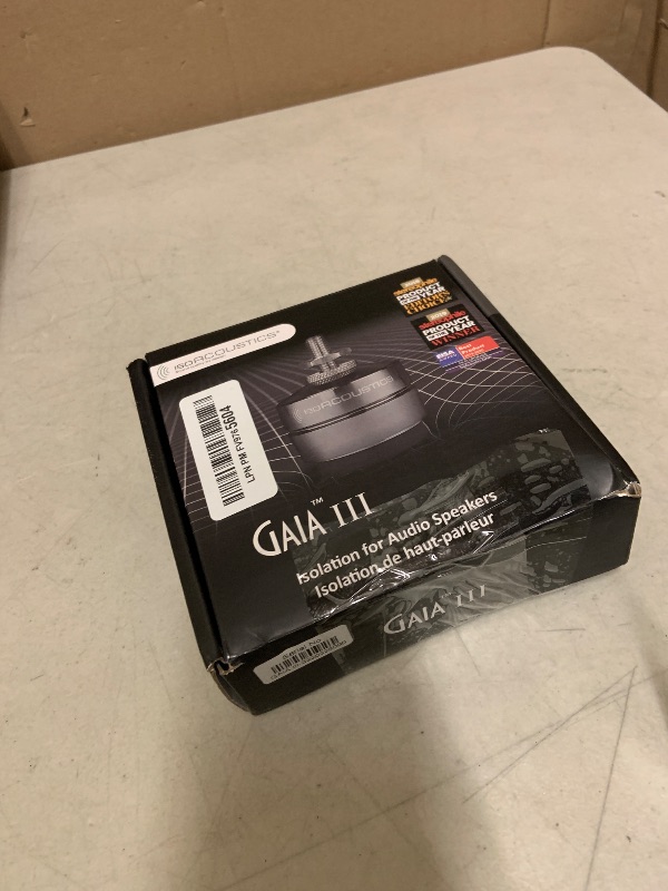 Photo 1 of IsoAcoustics Gaia Series Isolation Feet for Speakers & Subwoofers (Gaia III, 70 lb max) – Set of 4
