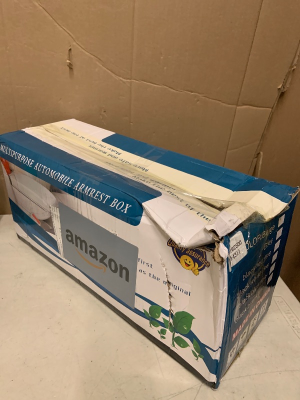 Photo 1 of Universal Car Armrest Box with 6 USB Charging Ports Double Layer Car Organizers and Storage Car Arm Rest Console Organizer for SUV Truck Car (Black)