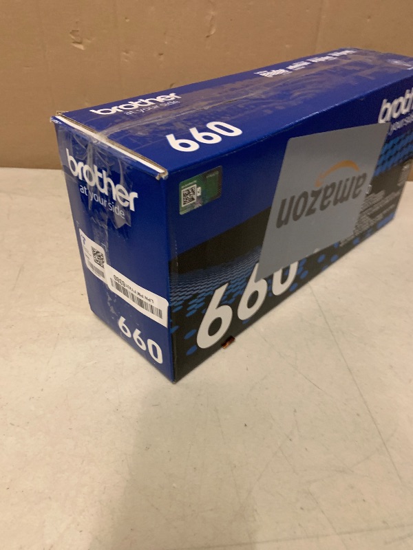 Photo 1 of Brother Genuine High Yield Toner Cartridge, TN660, Replacement Black Toner, Page Yield Up to 2,600 Pages, Amazon Dash Replenishment Cartridge, Black, 1 Pack