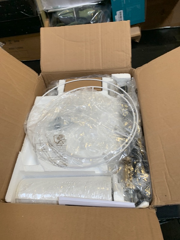 Photo 1 of ?Upgraded? Dimmable Floor Lamp, 1000 Lumens LED Edison Bulb Included, Arc Floor Lamps for Living Room Modern Standing Lamp with Shade, Tall Lamps for Living Room Bedroom Office Dining Room - Gold