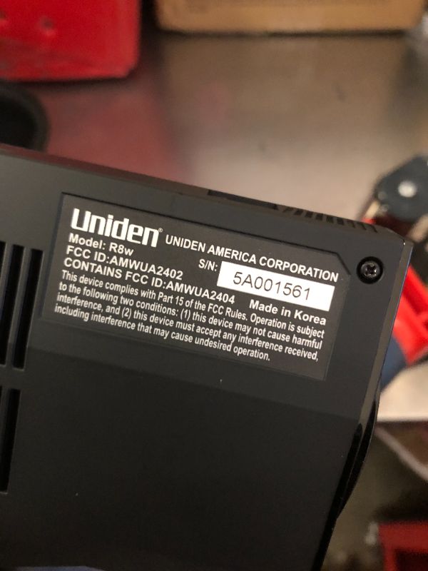 Photo 1 of Uniden R8W (New Model) Extreme Long Range Laser/Radar Detector, 360° Awareness, Directional Arrows, Wi-Fi, Bluetooth, GPS, Real-Time Voice Alerts, Red Light & Speed Camera Alerts, R/TACH App