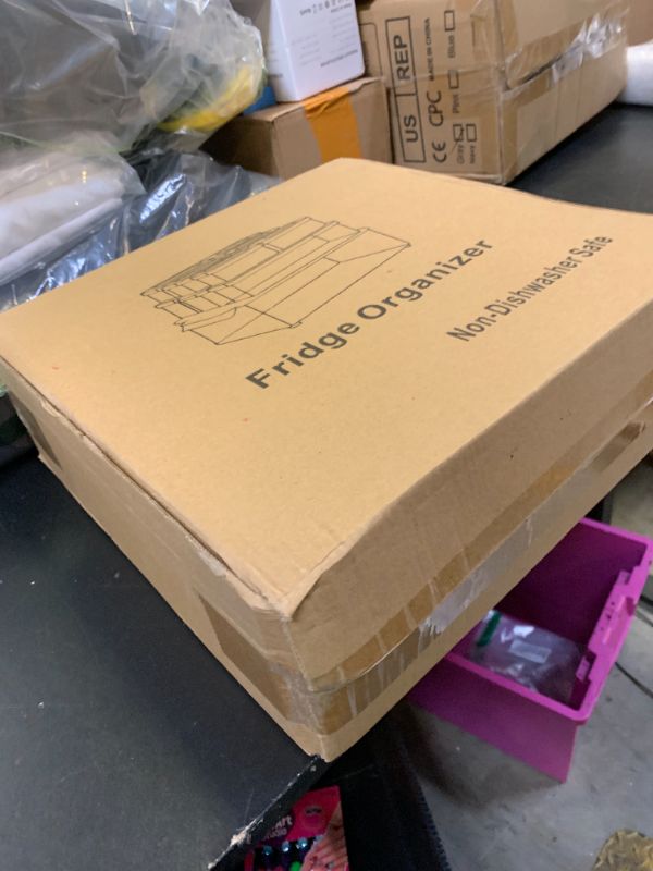 Photo 1 of 10 Pack Refrigerator Pantry Organizer Bins, Stackable Fridge Organizer Bins with Lids, Clear Plastic Food Storage Bins for Kitchen, Countertops, Cabinets, Fridge, Drinks, Fruits, Vegetable, Cereals