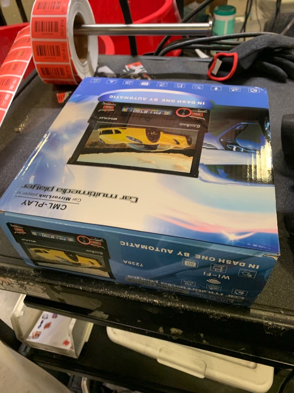 Photo 1 of [Automatic] Android Single Din Flip Out Car Stereo Wireless Carplay Android Auto, 7 Inch Touch Screen Radio with GPS, WiFi Bluetooth Mirror Link FM/RDS Radio Receiver, AUX,Camera, SWC,USB