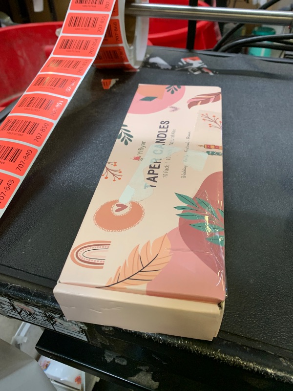 Photo 1 of 10 Inch Light-Gray Taper Candles for Home Decoration, 10 Pack Unscented Candlesticks for Dinner Wedding Party, Smokeless and Dripless Candle Sticks