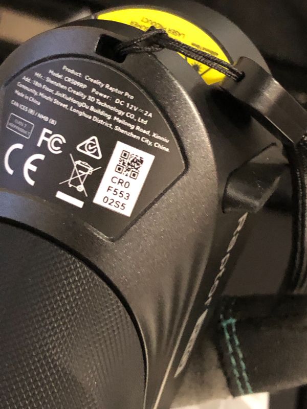 Photo 1 of *SEE CLERK NOTES* Creality 3D Scanner Raptor Pro for Automotive & Engineering Projects with Metrology-Grade 0.02mm Accuracy,22+7 Blue Laser, Up to 60FPS Scanning Speed