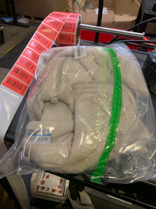 Photo 1 of **STAINED** Columbia Womens Benton Springs Printed Full Zip, Dark Stone Flowfalls, X-Small