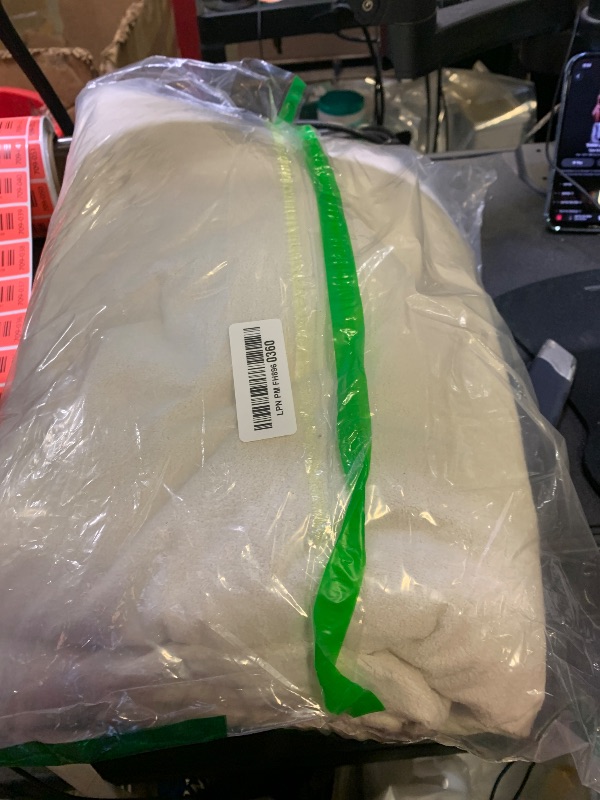 Photo 1 of MEETSKY Sectional Couch Cover for 3 Cushion Sofa Washable, Cat Scratch Proof Sofa Covers, Furniture Protector Oversized L Shape Big Sofa Slipcovers for Dogs, 91" x 150", Creamy White