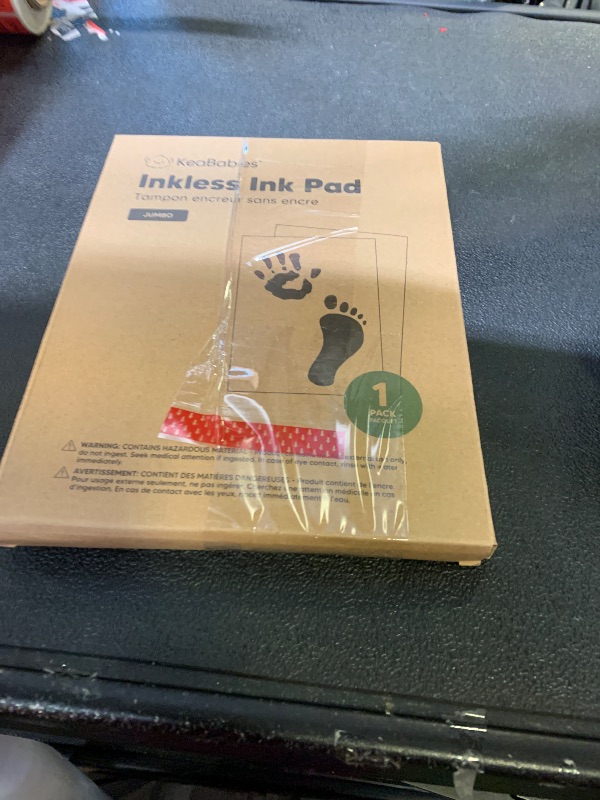 Photo 1 of 1-Pack Inkless Baby Hand and Footprint Kit - Mess Free Ink Pad for Newborn Keepsake, Dog Nose & Paw Print Kit, Clean Touch Ink Pad for Baby Hand & Footprints, Ideal New Mom Gifts (Gold, Jumbo)