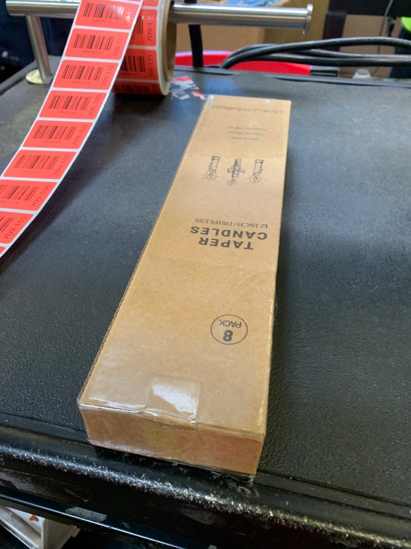 Photo 1 of 12 Inch Long Taper Candles for Hanukkah Home Decoration, 8 Pack Blue and White Tall Candlesticks for Dinner Party Wedding Holiday Decor