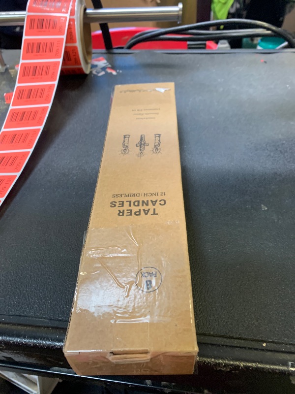 Photo 1 of 12 Inch Long Taper Candles for Hanukkah Home Decoration, 8 Pack Blue and White Tall Candlesticks for Dinner Party Wedding Holiday Decor