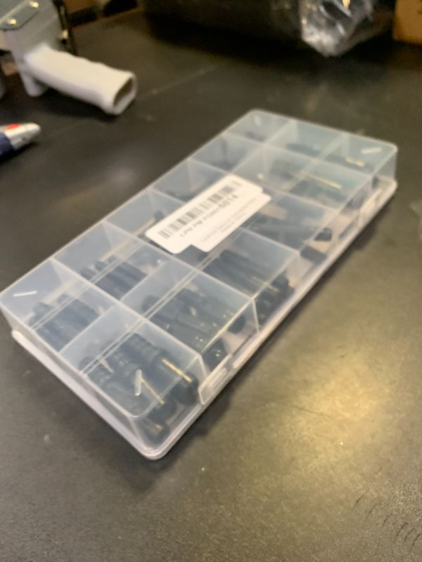 Photo 1 of 105PCS Automotive Vacuum Connector Assortment, 1/8" 3/16" 1/4" 5/16" 3/8" Vacuum Connector, Automotive Vacuum Tubing Connector, Vacuum Tee Connector, Vacuum Straight Connector