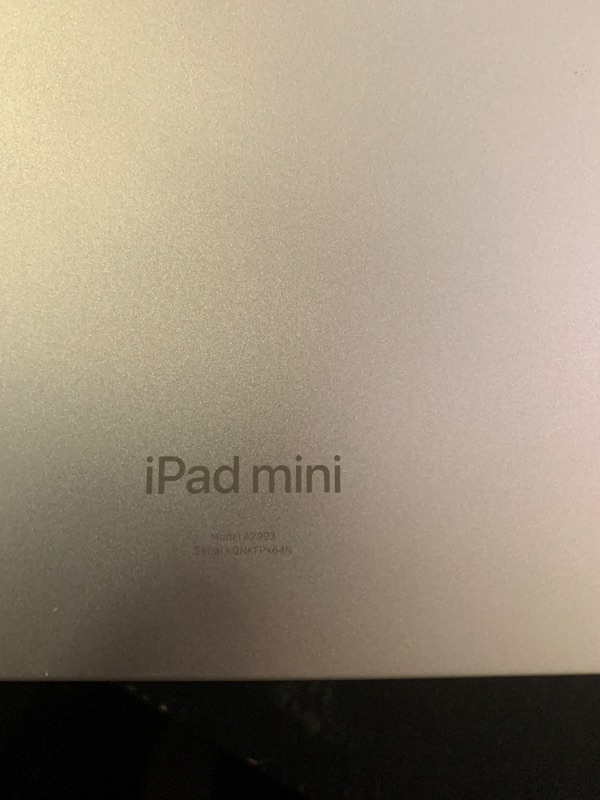 Photo 1 of Apple iPad mini (A17 Pro): Apple Intelligence, 8.3-inch Liquid Retina Display, 128GB, Wi-Fi 6E, 12MP Front/12MP Back Camera, Touch ID, All-Day Battery Life — Starlight