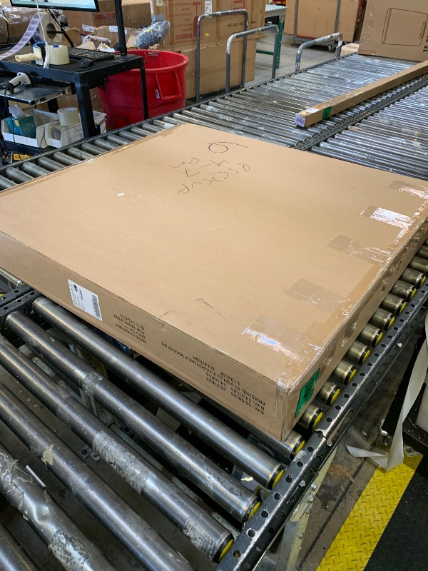 Photo 1 of Amazon Basics Bed Frame with Storage, Foldable Metal Platform, Sturdy Steel, No Box Spring Needed, 18 Inches High, Tool-Free Setup, King Size, Black