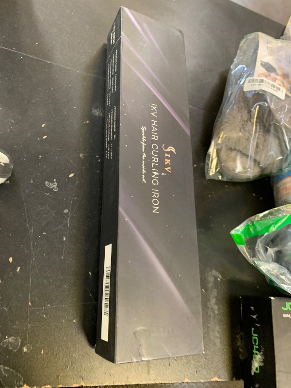 Photo 1 of 1 1/2 inch Extra Long Barrel Curling Iron, 1.5 Inch Large Barrel for Long Hair Ceramic Tourmaline