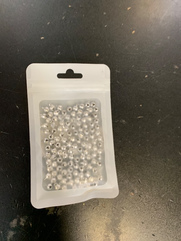 Photo 1 of 1/4 Inch Jingle Bells Small Bell Mini Bells, Tiny Crafts Bells, DIY for Christmas Home Making Ornaments Wreath Pet Decorations Bracelet Anklets Necklace Knitting Jewelry Making 120 Pcs, Silver