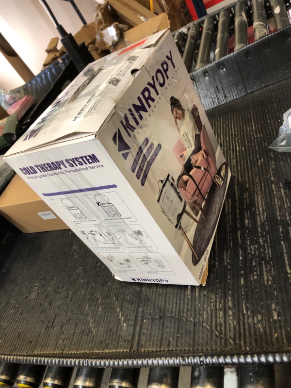 Photo 1 of Cold Therapy Machine with Programmable Timer, Portable Ice Machine for Knee After Surgery, Knee Replacement Recovery System, Cryotherapy Pain Relief w/Compression Pad for,Shoulder, Hip and Ankle