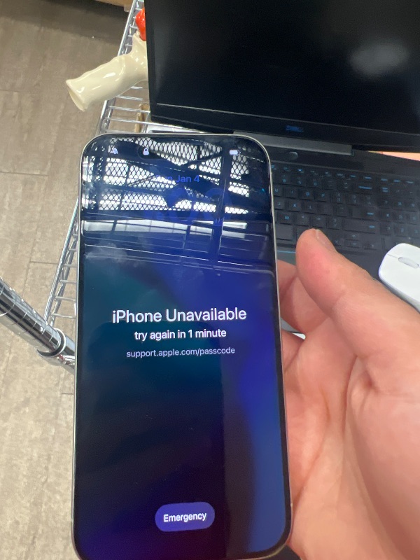 Photo 1 of *LOCKED*** Apple iPhone 15 Pro, 512GB, White Titanium