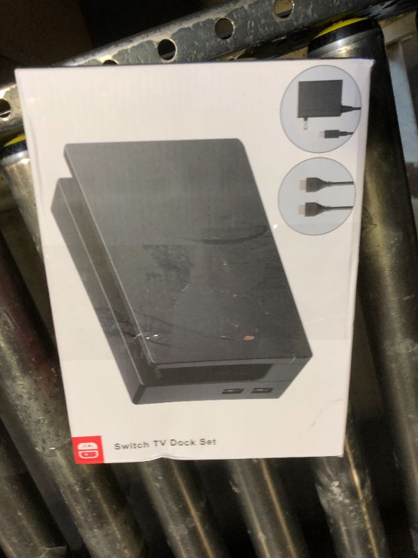 Photo 1 of TV Dock Station for Switch - 3 in 1 Replacement TV Base Docking Station Set with Upgraded IC Module, Charger, HDMI Cable Accessories for Switch Console - Not for Switch 2