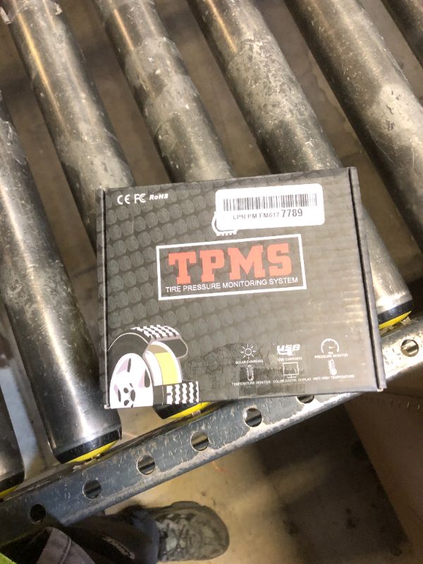 Photo 1 of GoolRC Motorcycle Wireless Tire Pressure Monitoring System USB Charging TPMS for Motorcycle with 2 External Sensors Digital LCD Display Two Wheeled Motorcycle TPMS