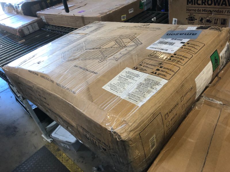 Photo 1 of Dream On Me Jayden 4?in?1 Mini Convertible Baby Crib & Changer with Storage, Steel Grey, Pinewood, GreenGuard Gold & JPMA, 1” Mattress Pad, 3 Mattress Heights, Converts to Mini Day & Twin-Size Bed