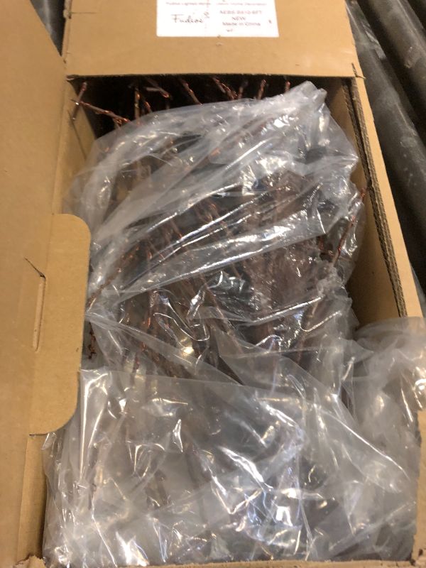 Photo 1 of Fudios Lighted Alpine Tree Brown Willow 6FT 810 LED Fairy Lights,Artificial Winter Twig Trees Plug in for Christmas Indoor Outdoor Home Decoration