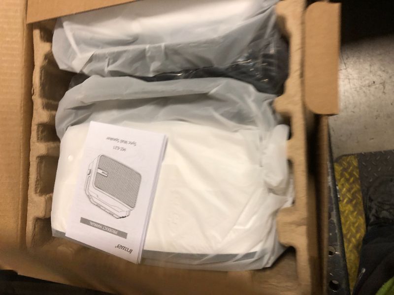 Photo 1 of Inwa Outdoor Bluetooth Speakers, IPX5 Waterproof 400W Wall Mount Speaker, Powerful Indoor/Outdoor Sound System, Wireless Sync Up to 100 Speakers, Suitable for Patio/Porch/Gazebo/Garage(MZ-621, Pair)