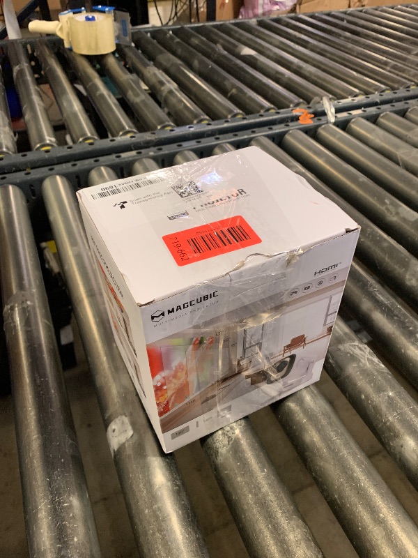 Photo 1 of ?Auto Focus&1080P?Magcubic Mini Smart Projector with 4K Support, Portable Projector with Wifi and Bluetooth, 5W Speaker, Built in Apps, Voice Control, Outdoor Movie Projector