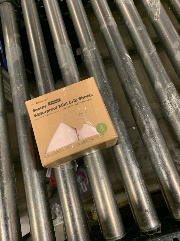 Photo 1 of 2 Pack and Play Sheets, Waterproof Mini Crib Sheets Fitted - 38x26 Organic Cotton Pack N Play Sheets for Graco Pack and Play Mattress, Playard Baby Crib Sheets,Neutral for Boy,Girl,Toddler(Mist Rose)