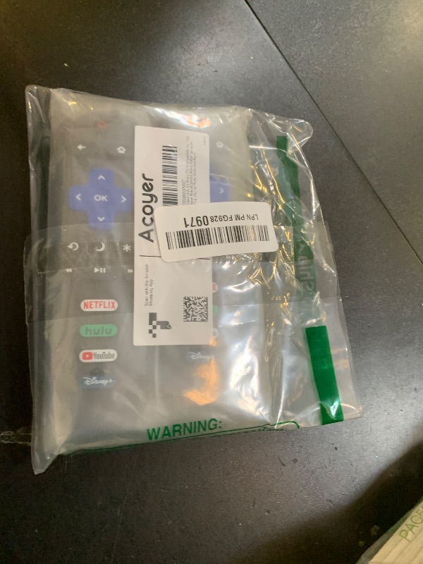 Photo 1 of (Pack of 2) Replacement Remote Control Only for Roku TV, Compatible for TCL Roku/Hisense Roku/Onn Roku/Sharp Roku/Element Roku/Westinghouse Roku/Philips Roku Smart TVs (Not for Roku Stick and Box)