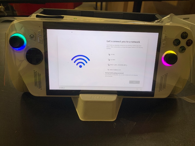 Photo 1 of ASUS ROG Xbox Ally – 7” 1080p 120Hz Touchscreen Gaming Handheld, 3-month Xbox Game Pass Premium included, AMD Ryzen Z2 A, 16GB RAM, 512GB SSD, White