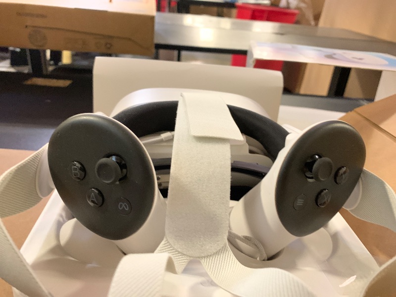 Photo 1 of Meta Quest 3S 128GB | VR Headset — Thirty-Three Percent More Memory — 2X Graphical Processing Power — Virtual Reality Without Wires — Access to 40+ Games with a 3-Month Trial of Meta Horizon+ Included