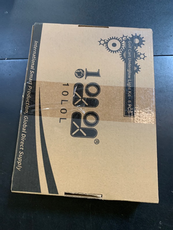 Photo 1 of 10L0L 6PCS Golf Cart Underglow LED Light Strip Kit with Canopy Lights, 22 Dream Color Modes Underglow LED Light Strip Control Music Sync IP67 12V-80V Input for Yamaha EZGO Club Car