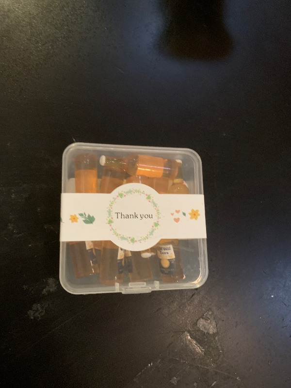 Photo 1 of 10Pcs Fake Beer Bottle,Mini Realistic Beers, Miniature Supplies,Bow Accessories, Cellphone Cabochons Decoden,Food Props, Fake Bake.