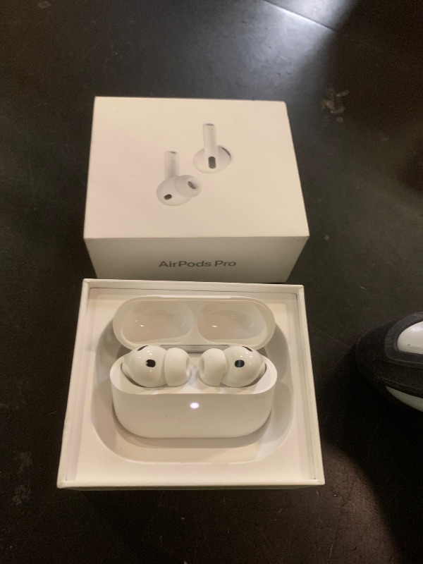 Photo 1 of Apple AirPods Pro 3 Wireless Earbuds, Active Noise Cancellation, Live Translation, Heart Rate Sensing, Hearing Aid Feature, Bluetooth Headphones, Spatial Audio, High-Fidelity Sound, USB-C Charging