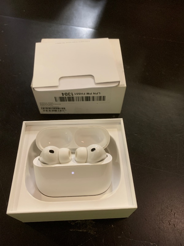 Photo 1 of Apple AirPods Pro 3 Wireless Earbuds, Active Noise Cancellation, Live Translation, Heart Rate Sensing, Hearing Aid Feature, Bluetooth Headphones, Spatial Audio, High-Fidelity Sound, USB-C Charging