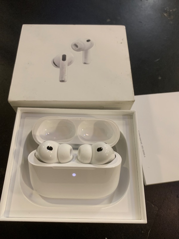 Photo 1 of Apple AirPods Pro 3 Wireless Earbuds, Active Noise Cancellation, Live Translation, Heart Rate Sensing, Hearing Aid Feature, Bluetooth Headphones, Spatial Audio, High-Fidelity Sound, USB-C Charging