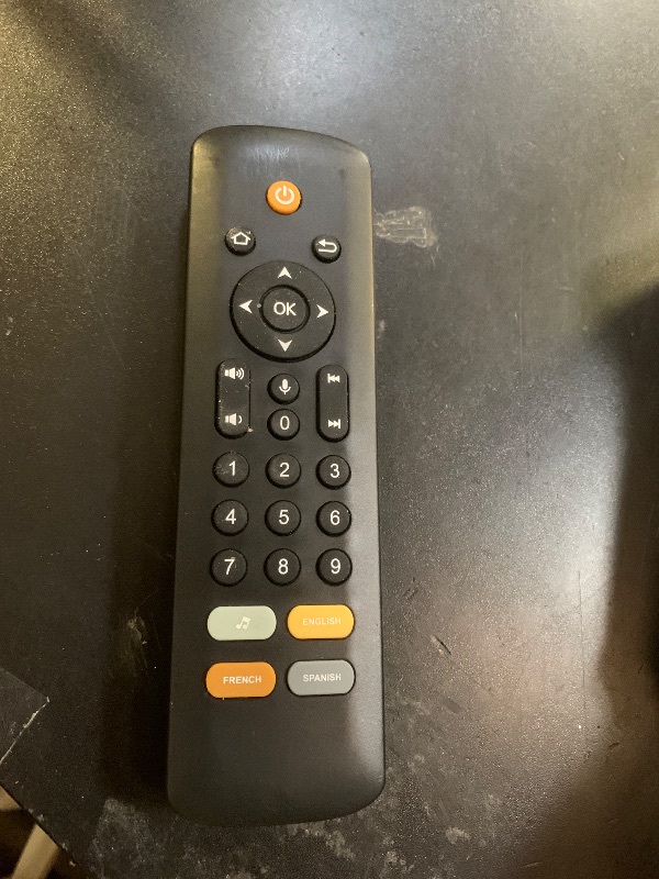 Photo 1 of Baby TV Remote Toy - Realistic Play Remote toy with Lights and Sounds, 3 Languages (English, Spanish & French), Learning Musical Toys, Preschool Infant Boys Girls Toys Gift for 1 2 Year Old, Black.