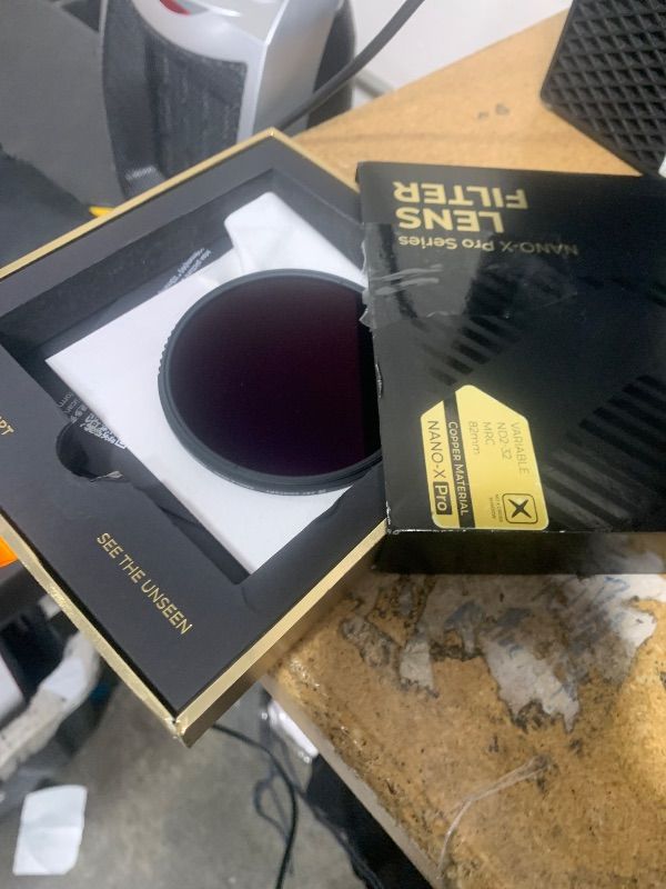 Photo 1 of K&F CONCEPT 82mm Variable ND Lens Filter ND2-32 (1-5 Stops) High Definition Adjustable Neutral Density Filter with 36 Multi-Layer Coatings (Nano X PRO Series)